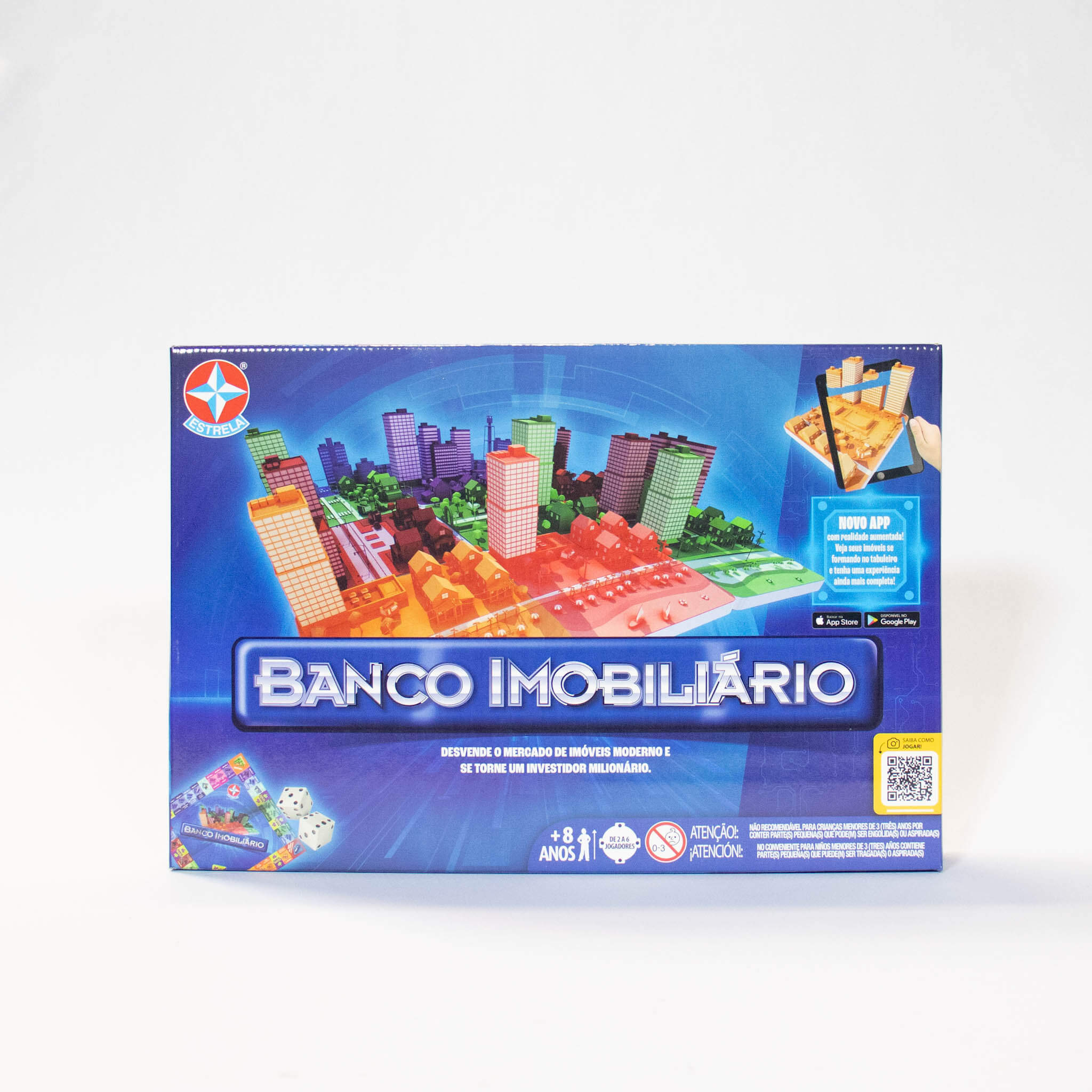 Jogo Banco Imobiliário com aplicativo Estrela