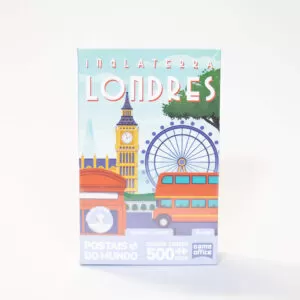Quebra-cabeça Postais do Mundo: Inglaterra - Londres 500 peças nano Toyster