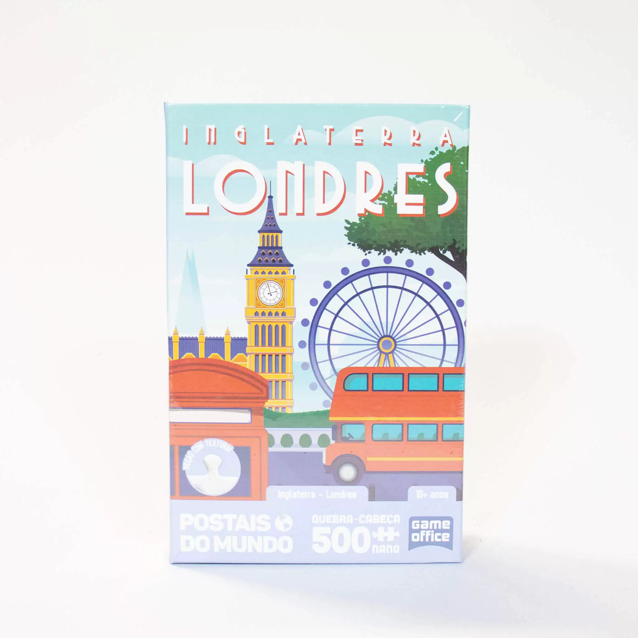 Quebra-cabeça Postais do Mundo: Inglaterra - Londres 500 peças nano Toyster