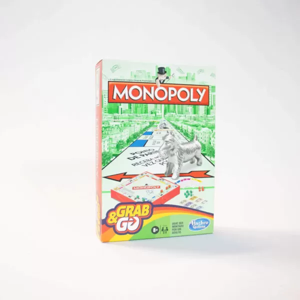 Jogo Monopoly Grab & Go Tabuleiro-Banco Imobiliário